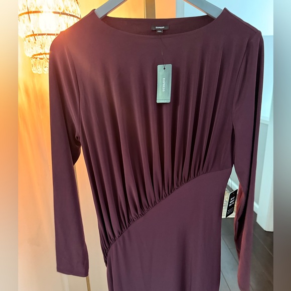 Express Wine Colored Maxi Dress NWT - Picture 5 of 7